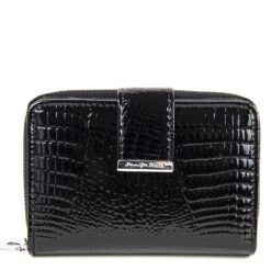 Jennifer Jones must nahast rahakott naistele 8,5x12,5x2,5cm