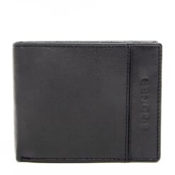 J Jones must nahast rahakott meestele 12x9,5cm