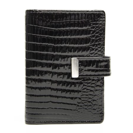 Jennifer Jones must kaardihoidja 11x8cm