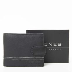 Alternative view of J Jones must nahast rahakott meestele 12x9,5cm