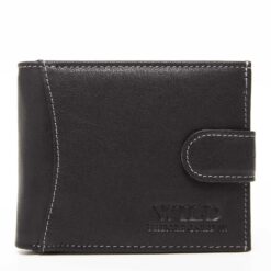 Wild must nahast rahakott meestele 11x9cm