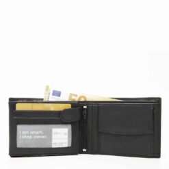 Alternative view of Bag Street must nahast rahakott meestele 12,5x9,5cm