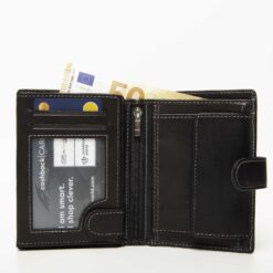 Alternative view of Wild must nahast rahakott meestele 9,5x12,5cm