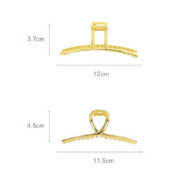 Alternative view of CiCiDe Amsterdam kuldne juukseklamber Gold Minimalist.