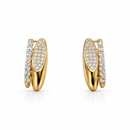 Alternative view of Kuldsed kõrvarõngad Winter.